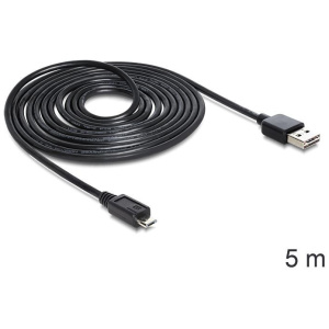 Delock EASY-USB 2.0 (A) – micro USB (B) kábel, 5m #2