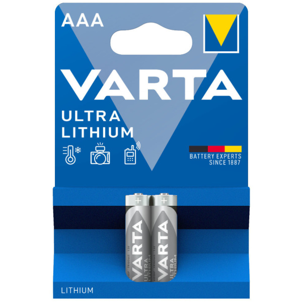 Varta Professional Lithium akku AAA (LR3) micro ceruza 2db #1