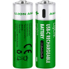 Logilink Lithium-ION akku AAA (LR3) mikro ceruza 550 mAh (2db) USB-C kábellel #1
