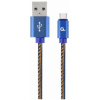 Gembird Premium Jeans USB (C) – USB (A) kábel 1m #1