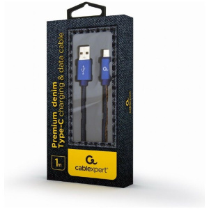 Gembird Premium Jeans USB (C) – USB (A) kábel 1m #2