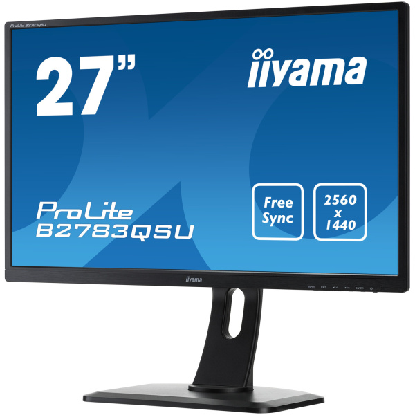 27" Iiyama ProLite B2783QSU-B1 használt QHD monitor #3