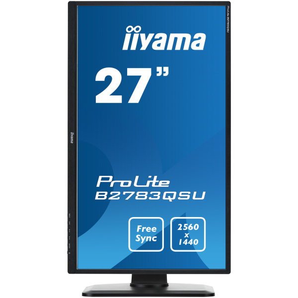 27" Iiyama ProLite B2783QSU-B1 használt QHD monitor #4