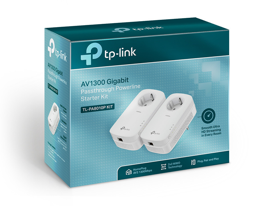 TP-Link Powerline Kit - 2db adapter (TL-PA8010PKIT) - 300m-ig, 1200 Mbit #2