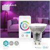 Nedis SmartLife LED spot izzó (GU10, 345 lumen, 4,9W, fehér-RGB, WiFi) #2