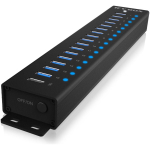 Raidsonic IcyBox IB-HUB1717-U3 17-portos USB 3.2 HUB #1
