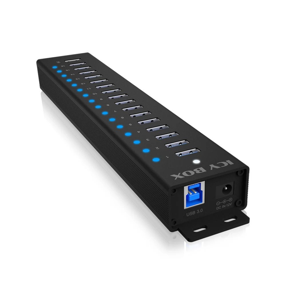 Raidsonic IcyBox IB-HUB1717-U3 17-portos USB 3.2 HUB #2
