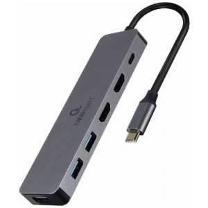 Gembird USB-C 3-in-1 Multi-Port adapter (USB HUB + HDMI + PD) #2