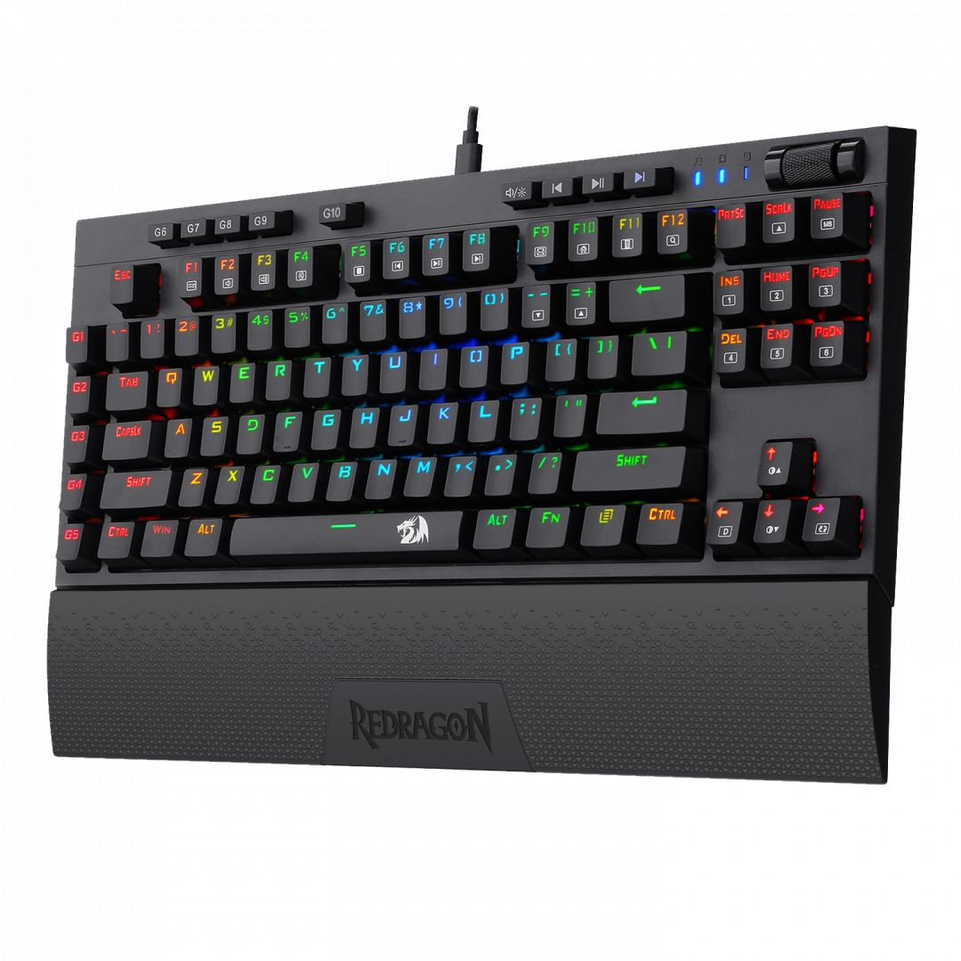 Redragon Vishnu RGB mechanikus Gaming billentyűzet (Brown Switch) #3