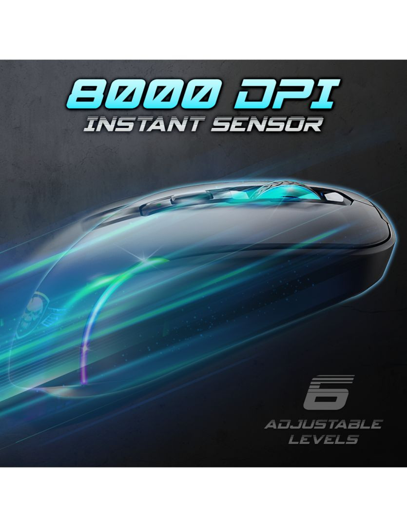 Spirit of Gamer Elite-M50 vezetékes / vezeték nélküli Gamer egér dokkolóval #5