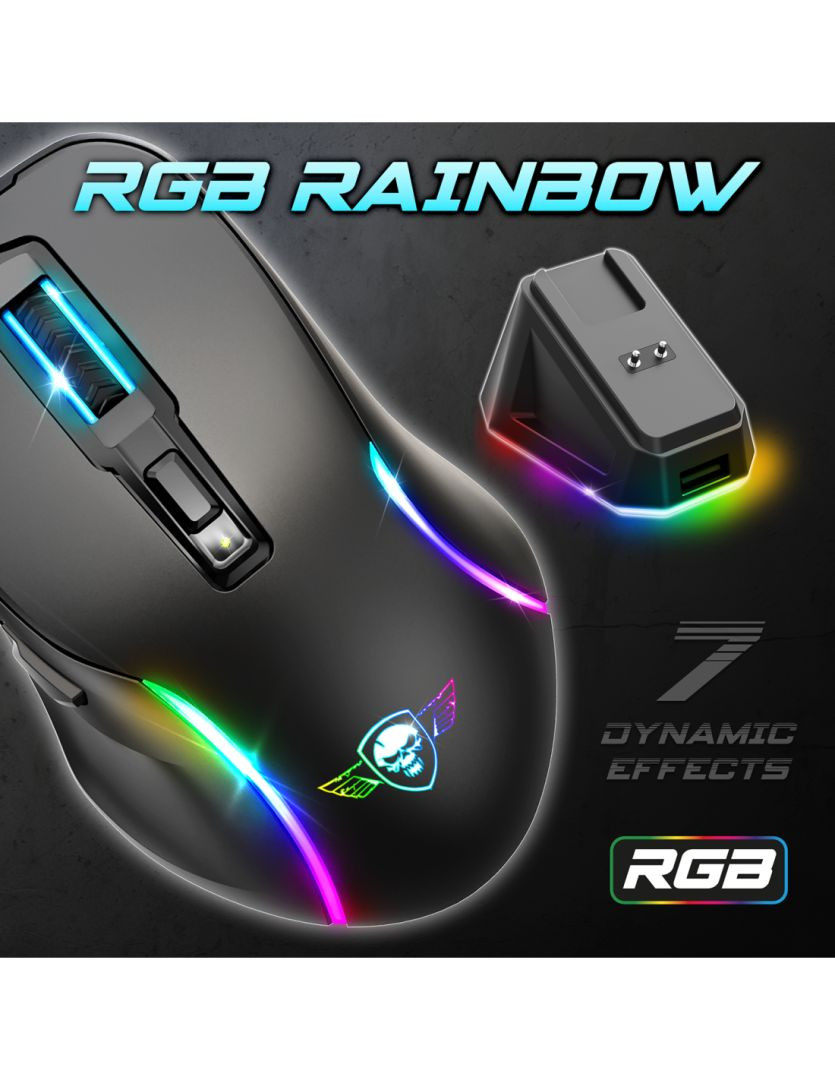 Spirit of Gamer Elite-M50 vezetékes / vezeték nélküli Gamer egér dokkolóval #6