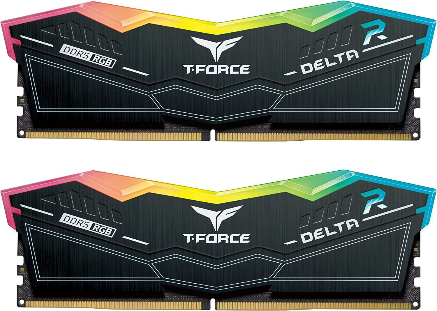 16GB DDR5 6000MHz (PC5-48000) TeamGroup T-Force Delta RGB Black RAM Kit (2x16GB) #1