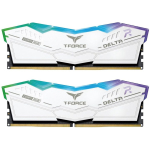 16GB DDR5 6000MHz (PC5-48000) TeamGroup T-Force Delta RGB White RAM Kit (2x16GB) #1