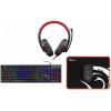 White Shark Comanche 3 4-in-1 Gaming Combo (RGB billentyű, egér, headset, egérpad) #1