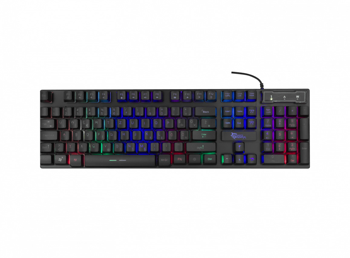 White Shark Comanche 3 4-in-1 Gaming Combo (RGB billentyű, egér, headset, egérpad) #2