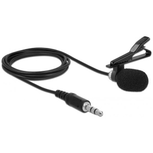 Delock Tie Lavalier Mindenirányú felcsíptethető mikrofon 3,5 Mm-es sztereo jack #2