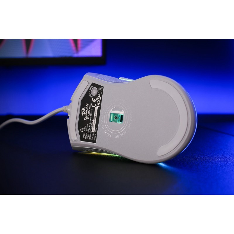 Redragon Cobra M711W RGB Gaming egér (fehér) #4