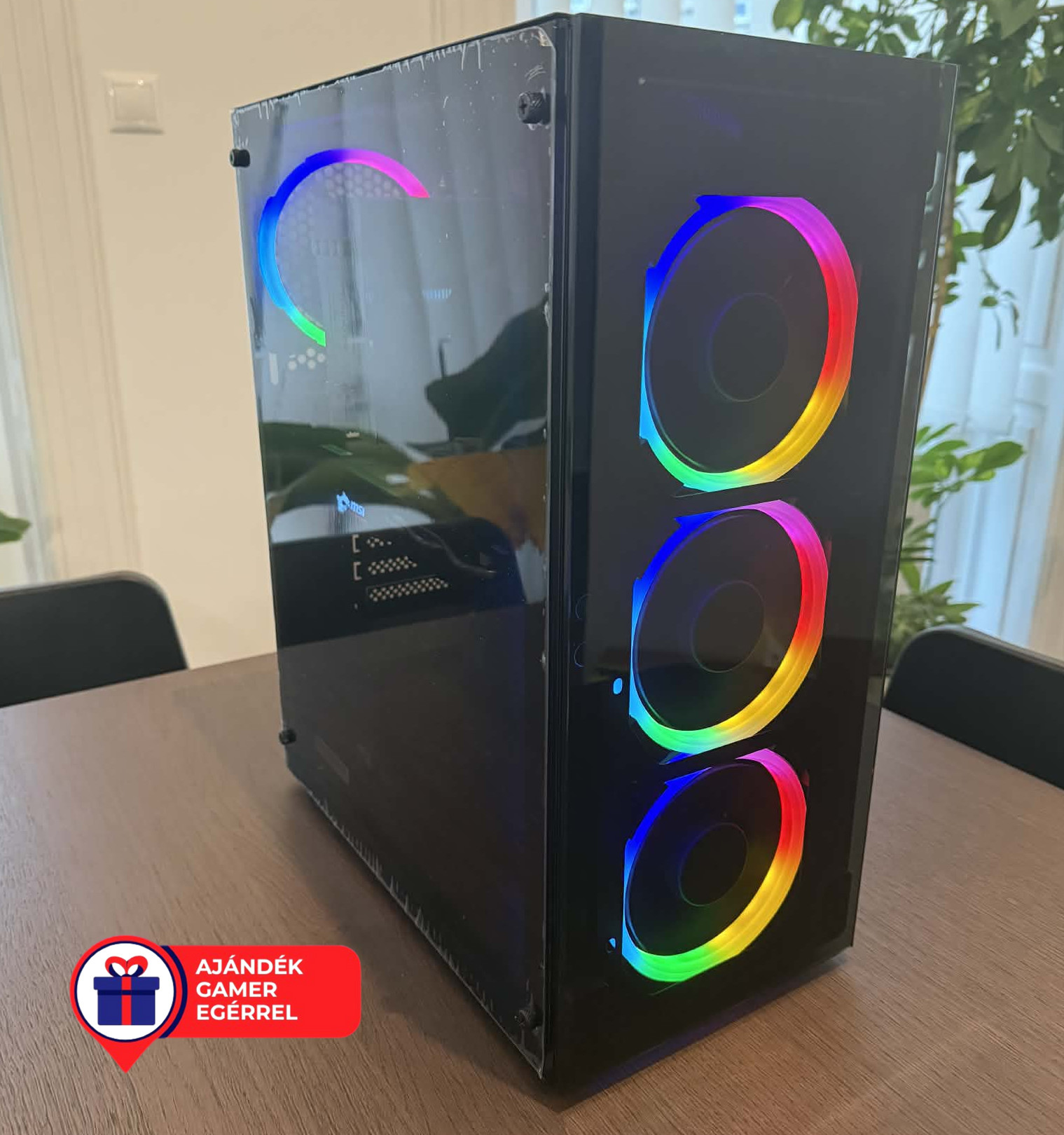 Egyedi használt Gamer PC (i5-7500, 16GB RAM, 256GB SSD, 1TB HDD, GTX1660S, Win 11) #1