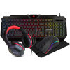 Silverline CM120 Gaming Combo 4-in-1 szett (RGB billentyű, egér, headset, egérpad) #1