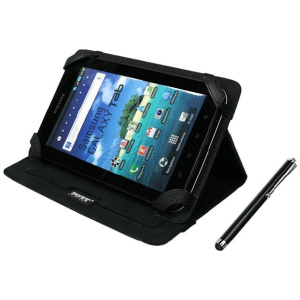 Port Detroit védőtok támasszal, érintőtollal, védőfóliával - 9" (fekete) #1