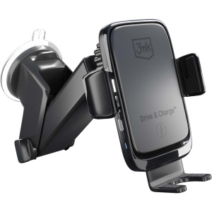 3mk Drive & Charge autós tartó és töltő, USB töltőkábellel #2