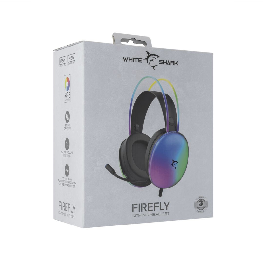 White Shark GH-2342B Firefly Gaming Headset (fekete) #8