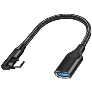 Logilink USB 3.2 (C) OTG kábel tablethez, okostelefonhoz (20cm, L csatlakozós) #1