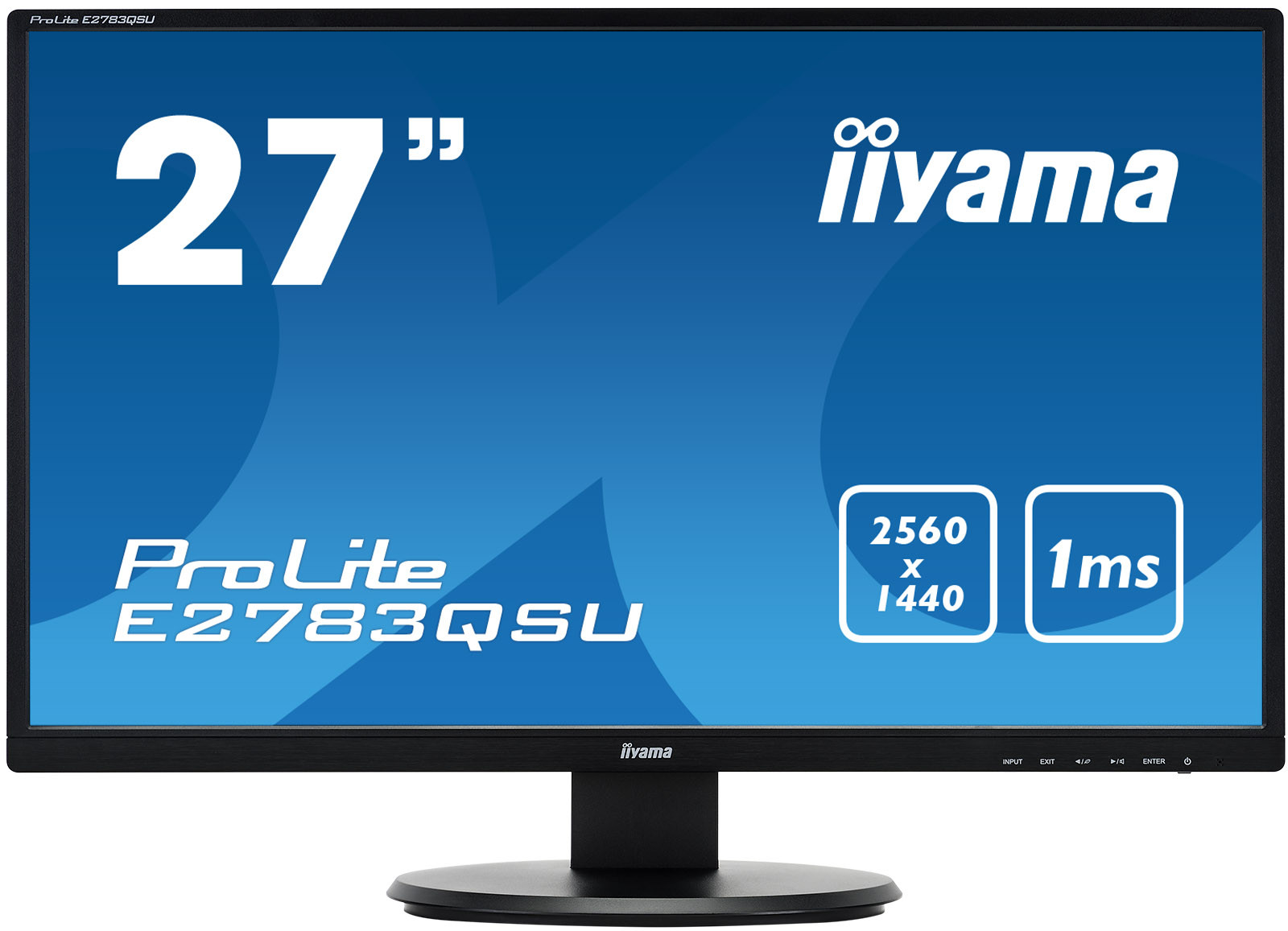27" Iiyama ProLite E2783QSU-B1 használt QHD monitor #1