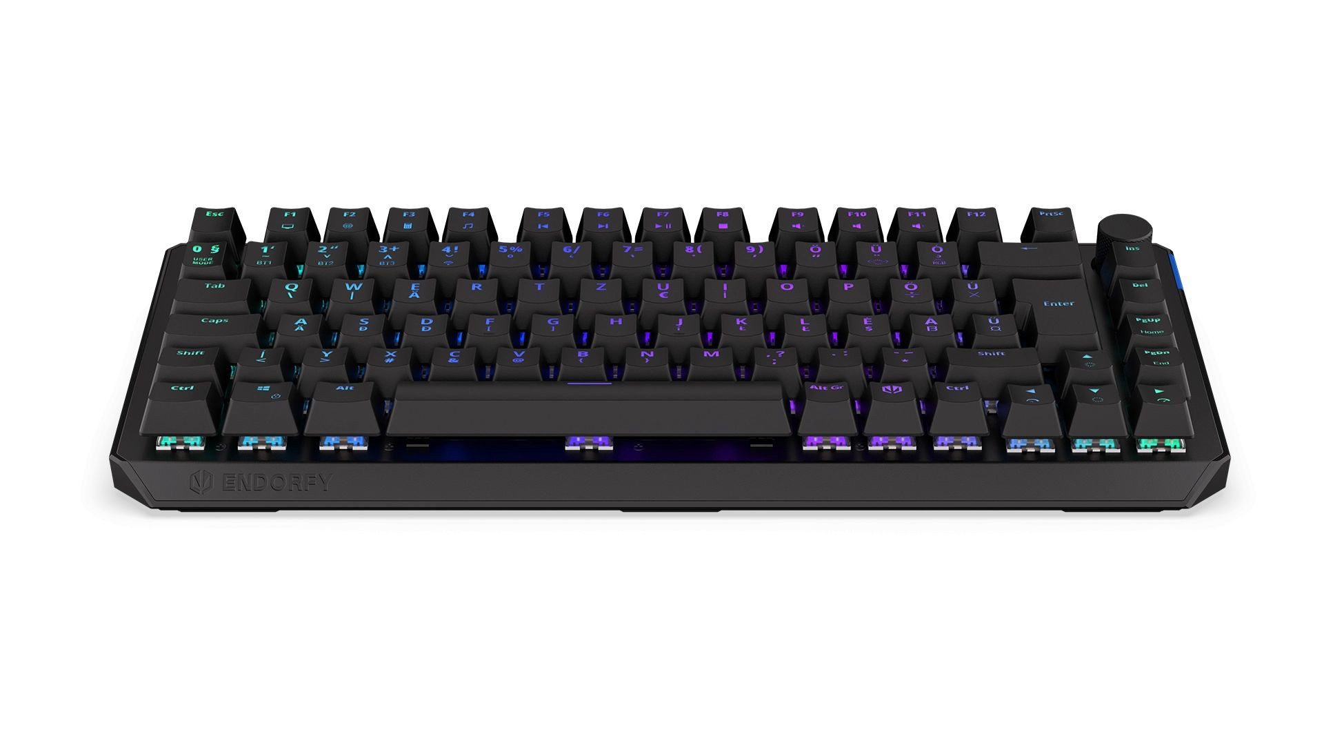 Endorfy Thock Kailh Box RGB mechanikus Gaming billentyűzet TKL (Black switch) #2