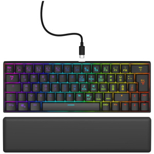 Hama uRage Exodus 760 mechanikus TKL Gaming billentyűzet (Red switch) - fekete #1