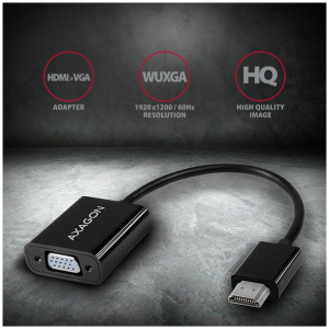 Axagon HDMI > VGA (15-DSUB) adapter kábellel, audio nélkül #2