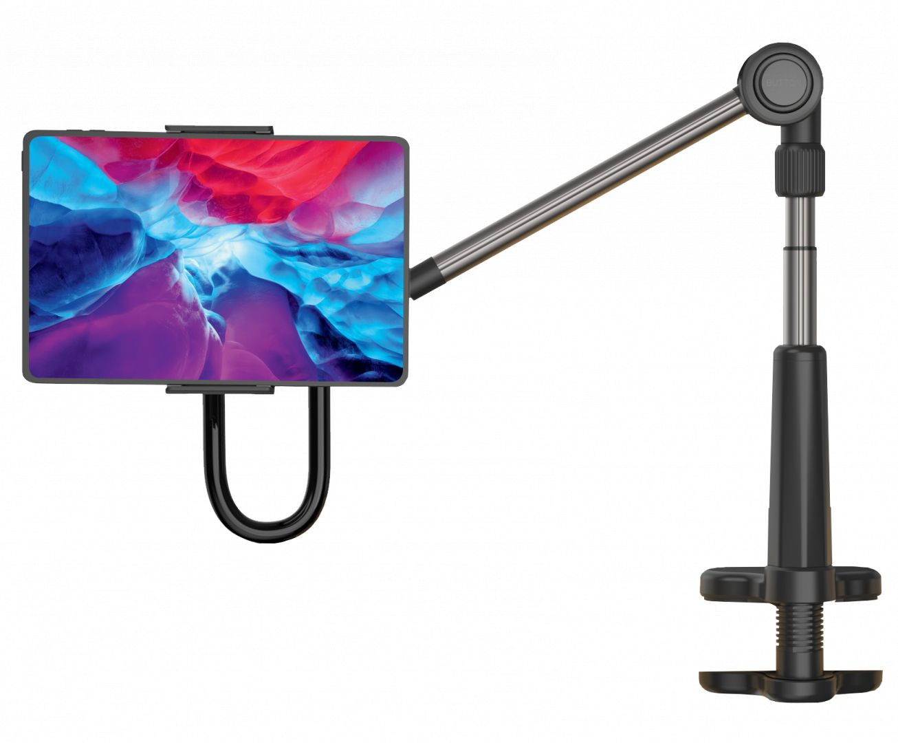 Fixed Univerzális asztali tablet/telefon tartó állvány forgatható és állítható karral #1