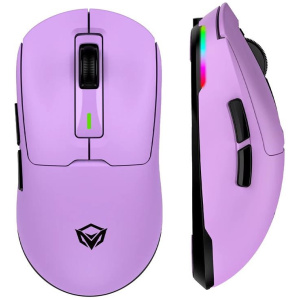 Meetion GW24 Vezetékes / 2,4G / Bluetooth Gamer egér (lila) #1