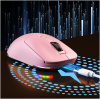 Meetion GW24 Vezetékes / 2,4G / Bluetooth Gamer egér (rózsaszín) #3
