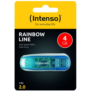 4GB Intenso Rainbow-Line USB 2.0 Pendrive (kék) #2