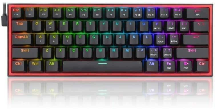 Redragon Fizz Pro Tri-mode TKL mechanikus Gaming billentyűzet (Blue switch) #1