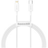 Baseus USB-C - Lightning töltő- és adatkábel, fehér, 1m #1