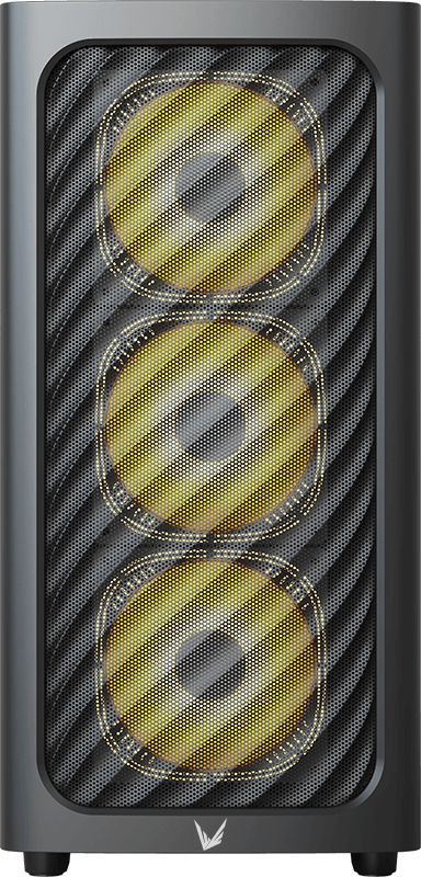 Formula Air Mesh G3 ház edzett üveg oldalappal (fekete) #2