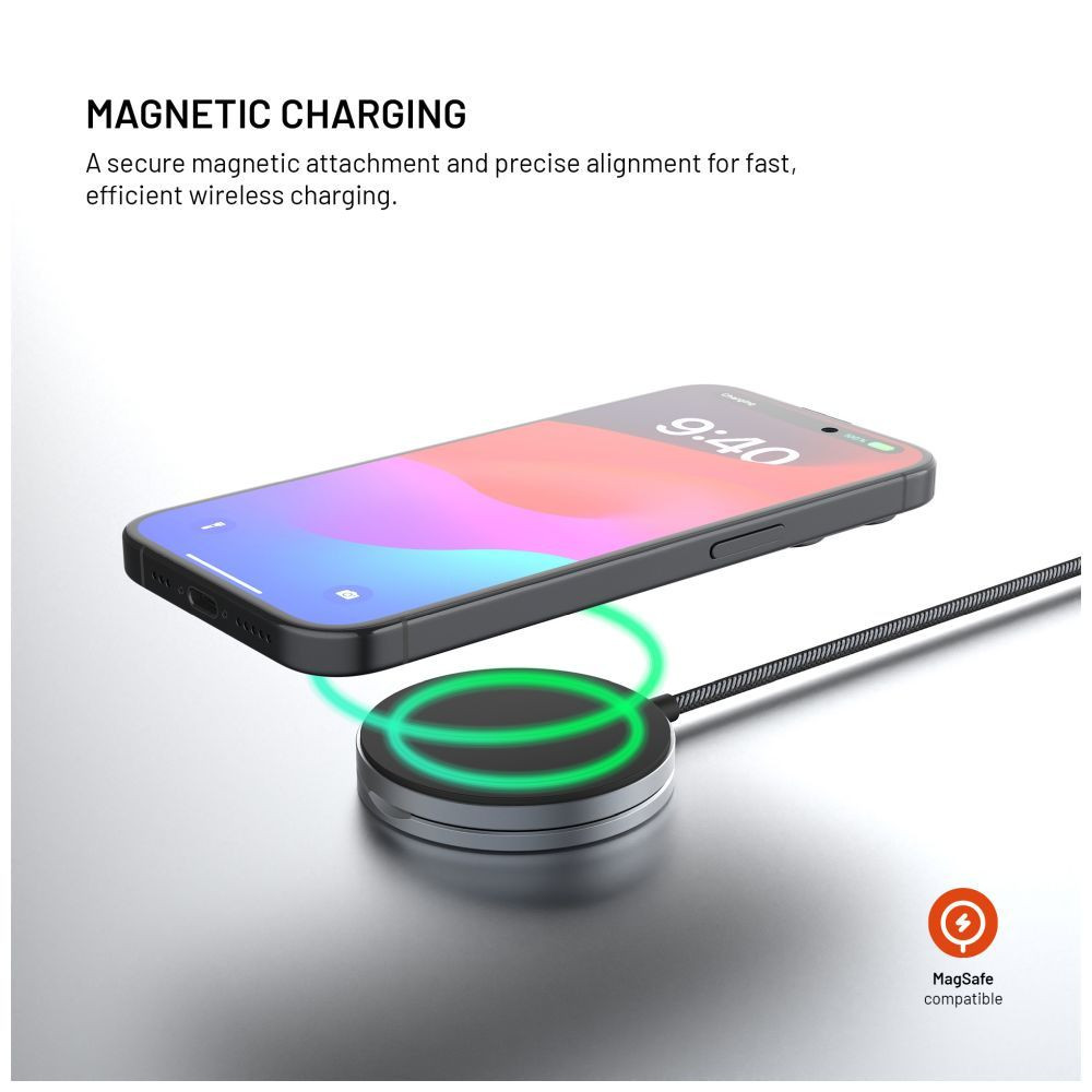 FIXED 15W-os Wireless töltő Magsafe támogatással #3