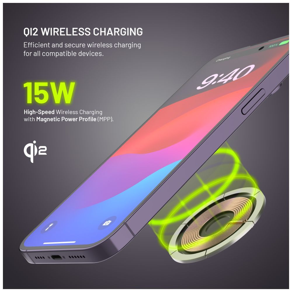 FIXED 15W-os Wireless töltő Magsafe támogatással #4