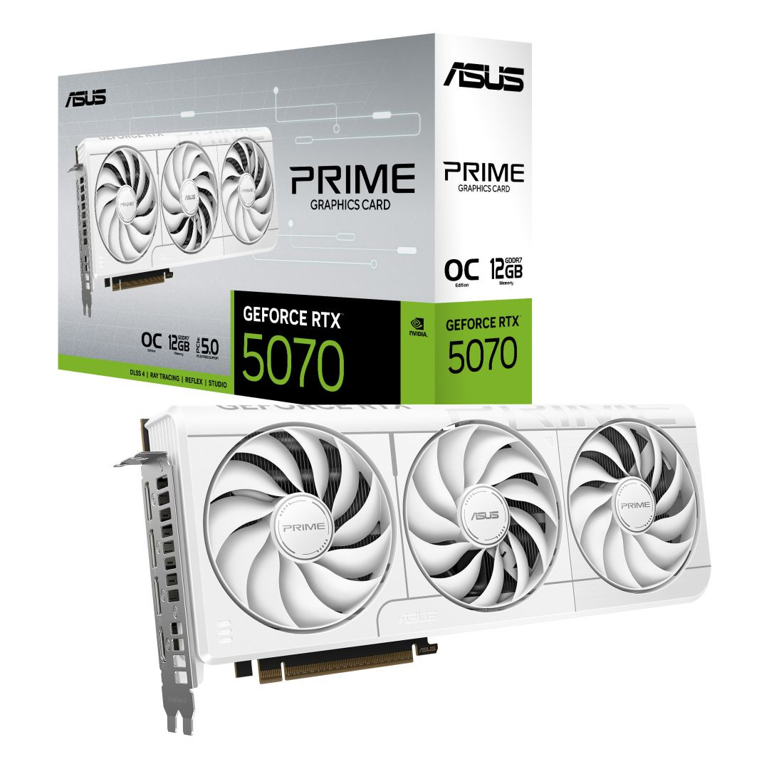 Asus PRIME GeForce RTX™ 5070 White OC Edition 12GB GDDR7 VGA #9