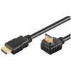 Goobay HDMI-HDMI (M) kábel 5m 4K, egyik végén 90 fokban hajlított #1