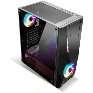 Spirit Of Gamer Rogue V ház edzett üveg oldallappal (fekete) #2