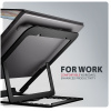 Axagon STND-LAB állítható laptop állvány (10