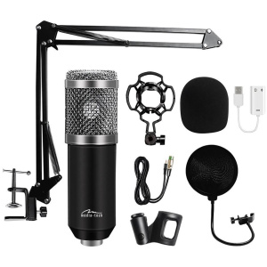 Media-Tech MT397S streaming mikrofon (ezüst) #2