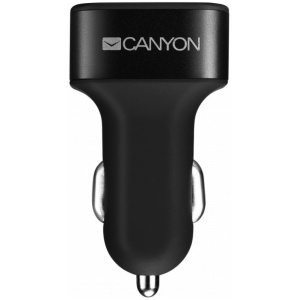 Canyon CNE-CCA06B autós szivargyújtós töltő 3x USB porttal, 17W #2