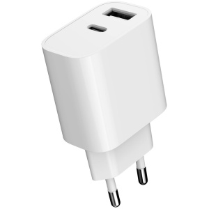 Gembird USB-s töltő (220V) - 2,4A, 1x USB-A, 1x USB-C port, 12W (fehér) #2