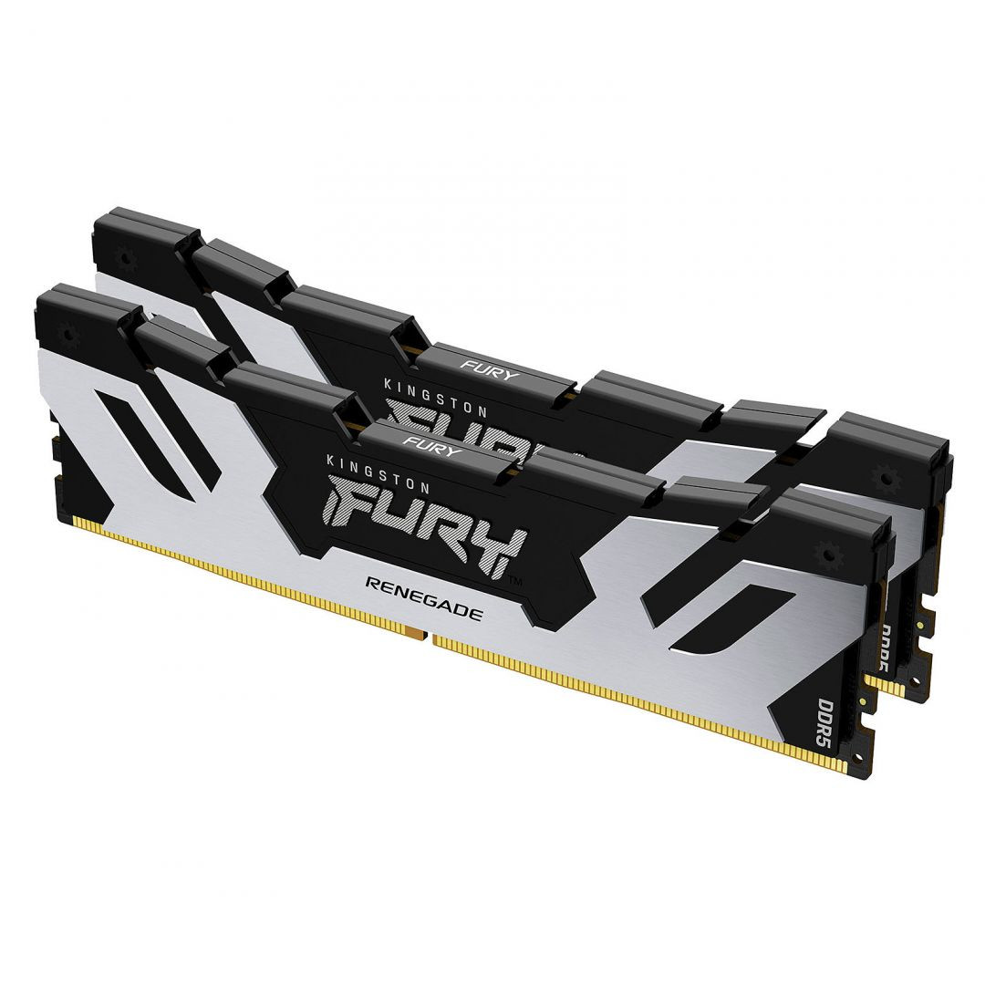 64GB DDR5 6400MHz (PC5-51200) Kingston Dual KIT (Fury Renegade Black/Silver) 2x32GB #1