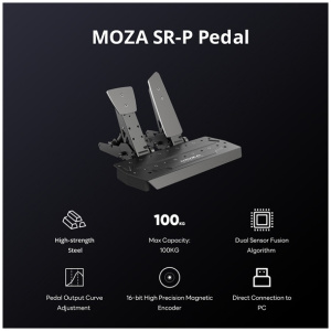 Moza Racing SR-P Pedál szett (Load Cell, Clutch) #2
