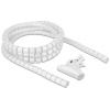 Delock spirális kábelburkolat behúzó eszközzel 2,5 m x 15 mm (fehér) #1